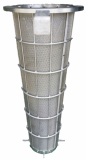 Replacement conical strainer for LNG cargo 